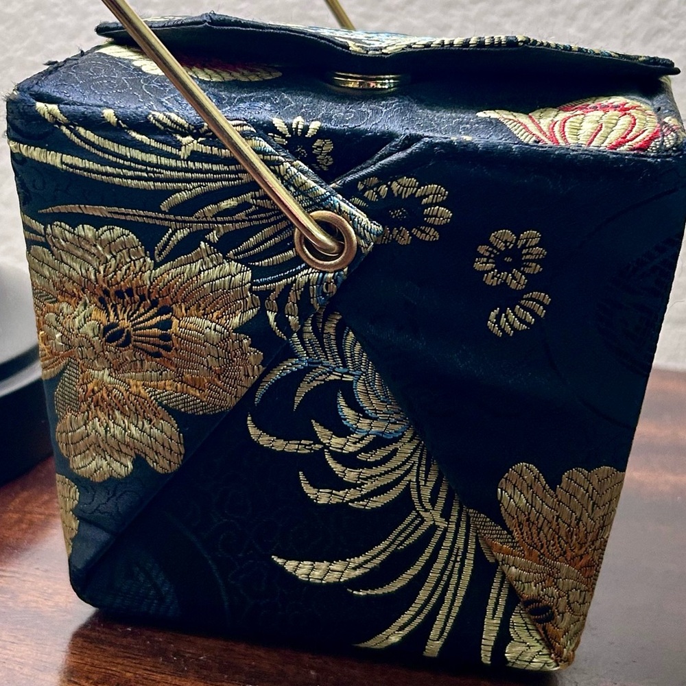 Chinese Take Out Style Box Purse